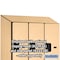 Salsbury Industries 2 Tier 'S' Designer Locker, 54"Wx76"Hx24"D, 6 Door, Maple 18-27364MAP - alternate 4